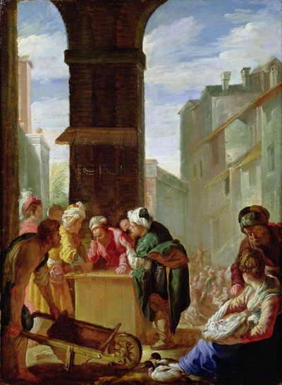 The Parable of the Precious Pearl or The Pearl of Great Price finn tekijältä Domenico Fetti or Feti